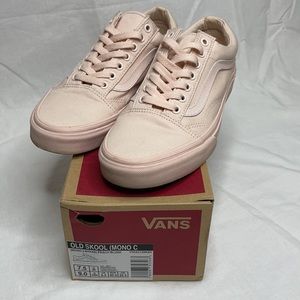 VANS Old Skool Mono Canvas Peach Blush
